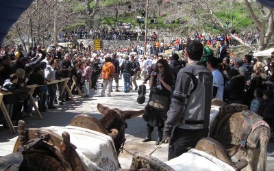 Ο Βασίλης Ορφανός στο Red Bull Donkey Cross στη Μακρυνίτσα Πηλίου