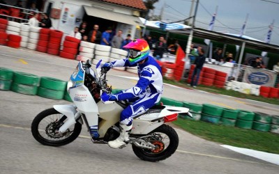 Ο Βασίλης Ορφανός στο Speed Park