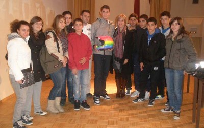 Ο Βασίλης προσκεκλημένος του 2ου Γυμνασίου Ξυλοκάστρου