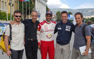 Συνάντηση Nasser Al-Attiyah με Βασίλη Ορφανό και Korres Project